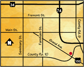 Map to Galesburg Store