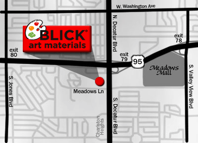Map to Las Vegas, Decatur Blvd store