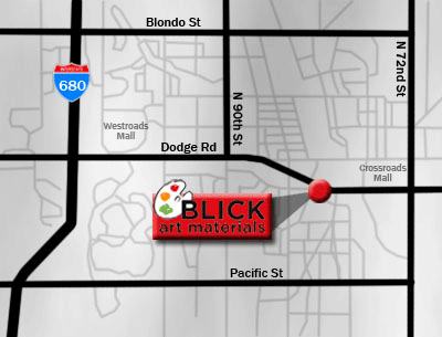 Map to Omaha store