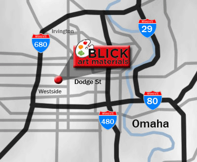 Map to Omaha store