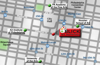 Philadelphia area metropolitan map