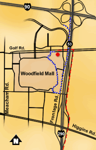 Map to Schaumburg Store
