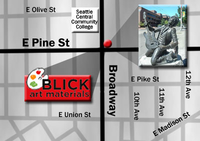 Local Map to Seattle, WA Store