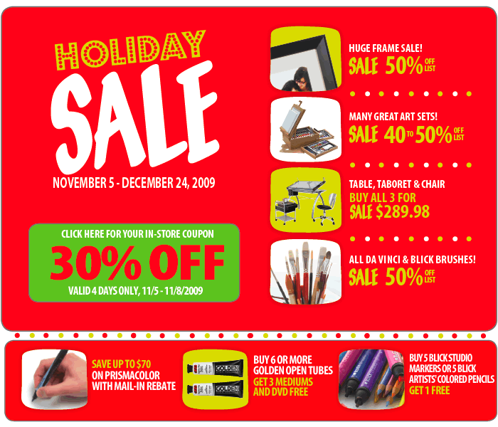 Holiday Sale!