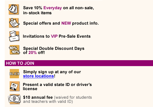 Join our Preferred Customer Program and SAVE today!
