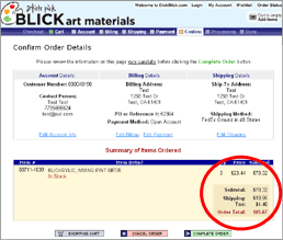 Confirm Order