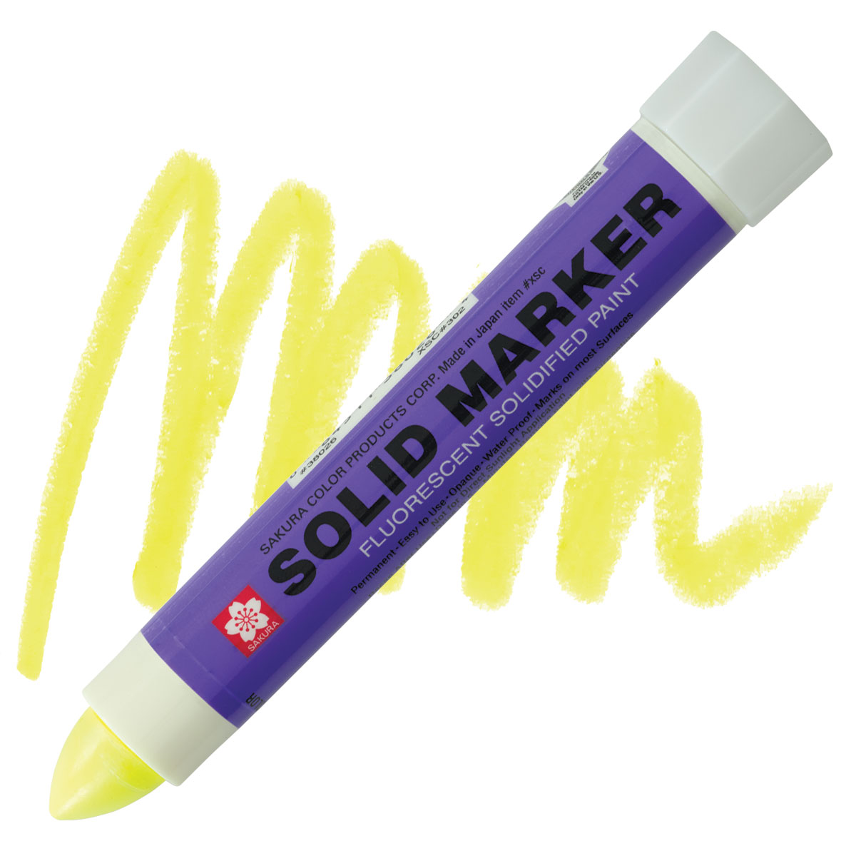 Маркер восковой строительный. Восковые фломастеры. Маркер восковый желтый. Solid Fluorescent Pen.