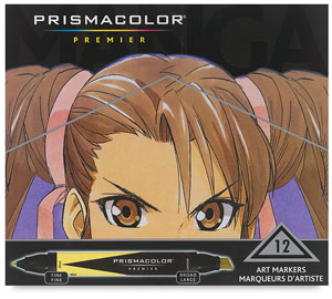 Prismacolor Premier Double-Ended Art Markers, Brick White